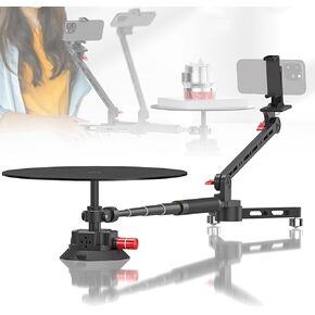 360 Degree 110cm Extendable Spinner, Professional Photography Turntable, Spinning Camera Slider, for Commercial Video