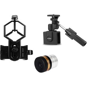 SVBony SV126 WINDOW MOUNT حزمة قابلة للتعديل مع عدسة تلسكوب ومحول الهاتف الخلوي