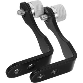 2Pcs Binocular Adapter for Photography Durable Telescope Mounting Bracket Stable Connection for Astronomical Use Compatible with Binoculars and Tripods