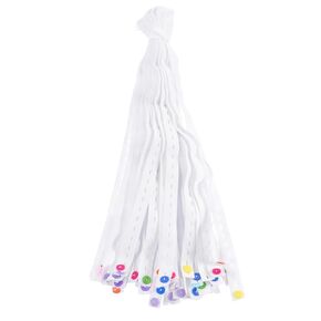 Kisangel 50pcs حزام الحفاضين مثبتات الحفاضة حلقة مرنة متينة ملونة