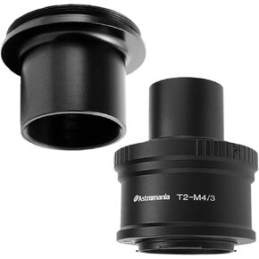 Astromania T T2 Mount and M42 to 1.25" Telescope Adapter - Bundle with - 1.25" T-Adapter
