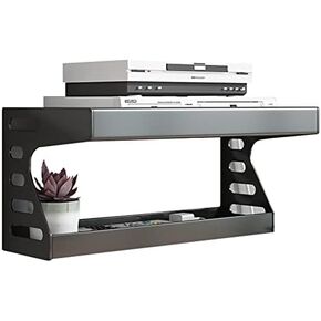 Router Storage Box, for Set Top Box Router Wall Mount Shelf Bracket Decorative Storage Rack for Bedroom, Living Room Box/50 * 10 * 19.8Cm
