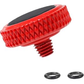 Camera Soft Shutter Release Button for Fujifilm X100VI XPRO3 X100T XE4 XT20 XT50 XT3 XT4 XT30II Camera Shutter Button for Fujifilm XT5 (Red + Black Surface)