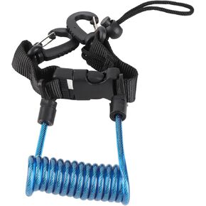 Diving Lanyard Professional Loss Proof Quick Release Coil Lanyard for AR15 M4 Handle Fittings Dive Lights Cameras Underwater