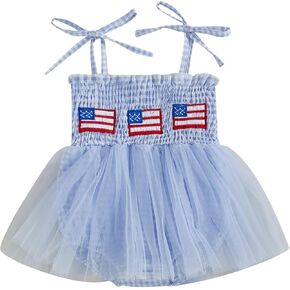 Emmababy Baby Girl Smocked Dress Floral Romper Hat Set Halter Strap Jumpsuit Sleeveless Bubble Romper Newborn Summer Clothes