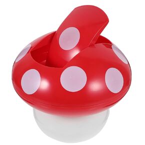 Mushroom Decor Trash Can for Desk Mini Desktop Mushroom Trash Can with Lid