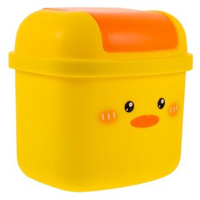 Cute Mini Desktop Trash Can Adorable for Home Office and Bedroom Compact Table Dustbin for Rubbish Fun and Functional Wastebasket