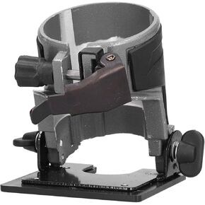 Inclined Router Base,Trimmer Base,Aluminium Base, Nonslip Body Grip, Adjustable Tilt Range -30 to 45 Degree,Rimmer Protective Base for Carpentry for Woodworking