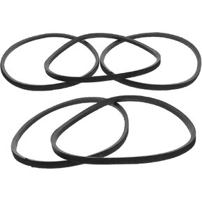Angoily Washer Belt Set of 5 60.7cm O-type Drive Belt for Washing Machine Quick Fit Made of Rubber