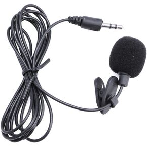 Black Videos Livestreaming Lavalier Microphone, Mic Omni-Directional Pattern (38.58" Length)
