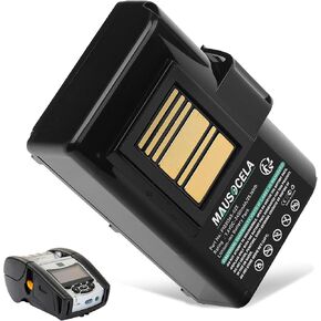 3400mAh Replacement Battery for Zebra Printer QLN220, QLN320, ZQ510, ZQ520, ZQ500, ZR628, ZR638, ZQ610, ZQ620,Part No.: AT16004, BTRY-MPP-34MA1-01