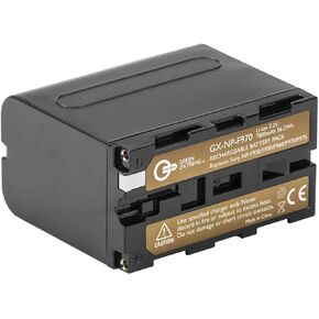 NP-F970 Battery 7800mAh - Replacement Battery for Sony DCR-VX2100, DSR-PD150, DSR-PD170, FDR-AX1, HDR-AX2000, HDR-FX1, HDR-FX7, HDR-FX1000, HVL-LBPB, HVR-HD1000U, HVR-V1U, HVR-Z1P
