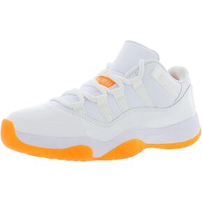 Nike Women's Air Jordan 11 Low WMNS Bright Citrus, White/Bright Citrus, 6W