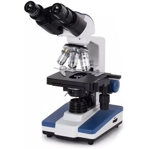 Microscope Kit 40X-2500X 4K Biological Microscope Compound Mechanical XY 3D Stage for Educational Science Lab Microscope Lens Adapters