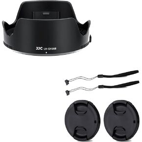 JJC ALC-SH168 Bayonet Reversible Lens Hood Shade + 2-Pack 82mm Front Lens Cap Cover for Sony FE 24-70mm F2.8 GM II Lens SEL2470GM2