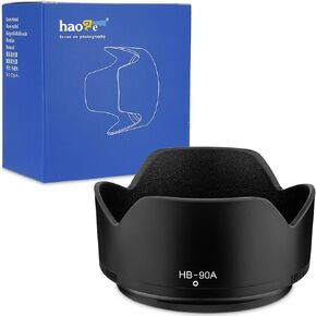 Haoge HB-90A Bayonet Lens Hood for Nikon Nikkor Z DX 50-250mm f/4.5-6.3 VR Lens Replaces Nikon HB90A