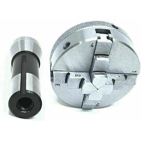 4 Jaw Self Centering 50Mm Chuck With R8 Arbor 7/16" Thread 14X1-Amz469