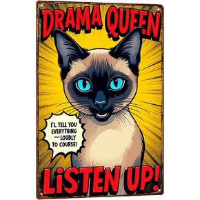 Various Cat American Style Cartoon Tin Sign - Vintage Metal Poster (8x12 Inches) - Funny Pet Decor for Cat Lovers & Home Styling (Sphynx) in Saudi Arabia