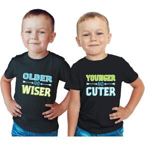 Twin Boys Matching Shirts - Tshirts for Twins, Includes 2 Shirts