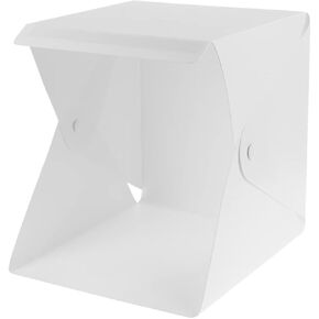 Uonlytech 1set Portable Box Tent Small Led Studio Lighting Box for Product Photography Compact Design for Creating Backdrops Easy to Carry and Prevents Shadows