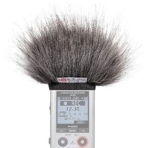Gutmann Microphone Fur Windscreen Windshield for Olympus LS-P5 Premium Edition GREY mit Innenfutter | Made in Germany