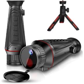 4K Digital Night Vision Monocular with Infrared Illuminator & Video Recording, 1314ft Long Distance, Manual Focus and Diopter, Night Vision Goggles Binoculars for Hunting, Camping, with 32 GB SD Card
