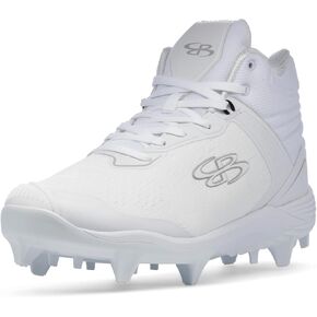 Boombah Viper Pureknit Women's Women's Molded Mid Cleat - Status Pitching Toe - Multiple Color Options - Multiple Sizes