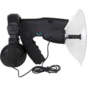 Parabolic Microphone Monocular, Sound Amplifier Ear Bionic and Birds Observing Telescope, Bionic Ear Long Range Birds Listening Telescope 200M for Long Distance