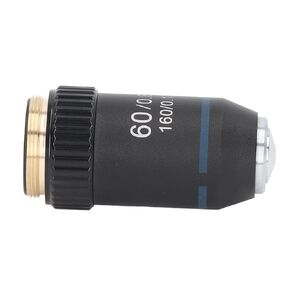 Achromatic Microscope Achromatic Objective 60X Achromatic Microscope Objective Lens High Magnification 20.2mm Thread for Compound Hardware