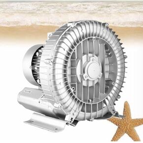 Regenerative Blower, Ring Blower for Fish Tank Centrifugal Blower, Industrial Vacuum Pump for Air Blowing Or Suction 0.33HP 0.47HP 0.5HP(250W/0.33HP)