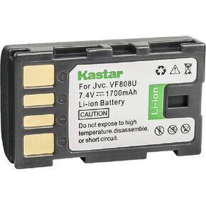 Kastar Battery Pack Replacement for JVC BN-VF808 BN-VF808U BN-VF815 BN-VF815U BN-VF823 BN-VF823U and GR-DA30 GS-TD1 GY-HM70 GY-HM100 GY-HM100U GY-HM150 GY-HM170U JVC GY-HM180 JVC GY-HM360 GZ-HMZ1