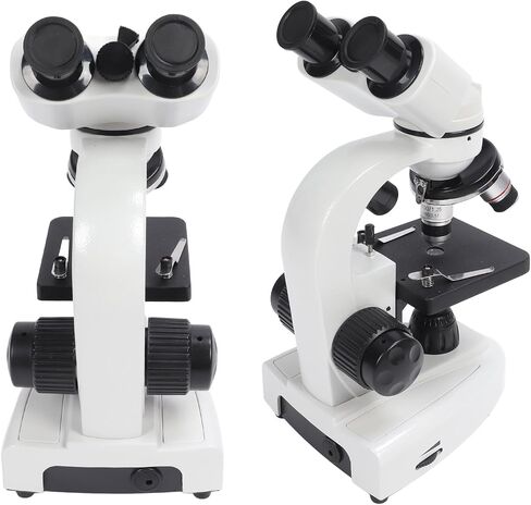 Binocular Microscope 40X‑5000X 360° Rotation Clear Image High Definition for Inspection Laboratory (US Plug 100-240V) in Saudi Arabia