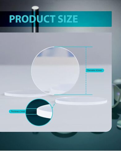 SFX 10PCS Laser Protective Lens for Laser Cleaning Machine Diameter 43mm Thickness 2mm Quartz Material with Double-Sized Coating in Saudi Arabia