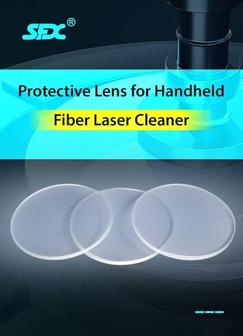 SFX 10PCS Laser Protective Lens for Laser Cleaning Machine Diameter 43mm Thickness 2mm Quartz Material with Double-Sized Coating in Saudi Arabia