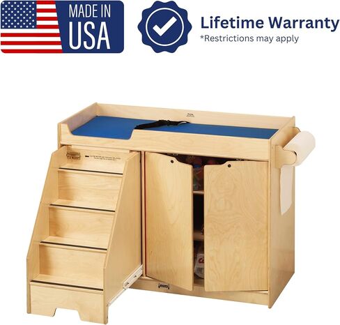 Jonti-Craft 5137JC Changing Table with Stairs, Right in Saudi Arabia