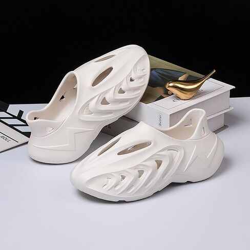 Vioxthak Foam Runner أحذية رياضية مجوفة غير رسمية مغلقة Sehe Slides Slides وسادة المشي أحذية الجري Foam Runners Sneakers أحذية المياه الناعمة في الهواء الطلق الشاطئ للنساء الرجال in Saudi Arabia