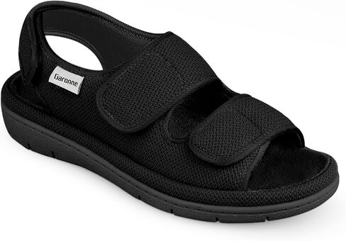 Women's Adjustable Open-toe Slippers with Ankle & Instep Straps and Arch Support, Summer House Shoes for Women Indoor/Outdoor in Saudi Arabia