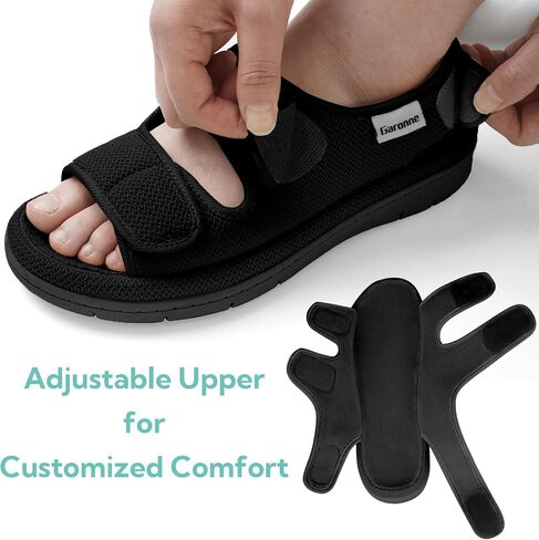 Women's Adjustable Open-toe Slippers with Ankle & Instep Straps and Arch Support, Summer House Shoes for Women Indoor/Outdoor in Saudi Arabia