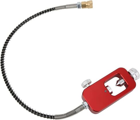 DRFEIFE LIGHT SUBLE SURPARINE GUSPARINE DIVIVE METALTER لمختلف الغواصين من الفولاذ المقاوم للصدأ في زجاجة صغيرة من الألومنيوم الحمراء مع زجاجات كبيرة لمحول حقيبة استكشاف الغواصة (أحمر) in Saudi Arabia