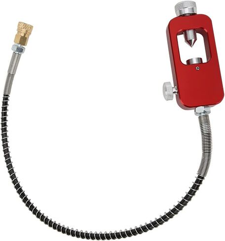 DRFEIFE LIGHT SUBLE SURPARINE GUSPARINE DIVIVE METALTER لمختلف الغواصين من الفولاذ المقاوم للصدأ في زجاجة صغيرة من الألومنيوم الحمراء مع زجاجات كبيرة لمحول حقيبة استكشاف الغواصة (أحمر) in Saudi Arabia