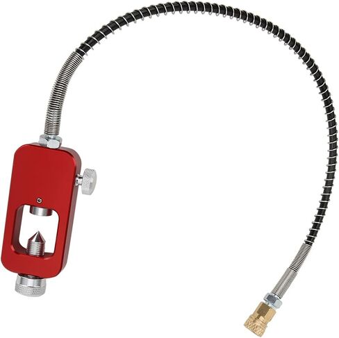 DRFEIFE LIGHT SUBLE SURPARINE GUSPARINE DIVIVE METALTER لمختلف الغواصين من الفولاذ المقاوم للصدأ في زجاجة صغيرة من الألومنيوم الحمراء مع زجاجات كبيرة لمحول حقيبة استكشاف الغواصة (أحمر) in Saudi Arabia