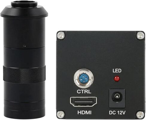 AF Autofocus Auto 1080p Sensor HDMI Video Microscope Camera 100x 180x 200x C Mount Lens for PCB Soldering (LED مع 130x-01) in Kuwait