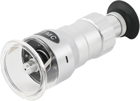 40X 60X 100X HD Recognition Magnifier Scale Measuring Microscope Handheld Portable Magnifying Glass LED for PCB Jewelry Textile(A,60X) in Kuwait