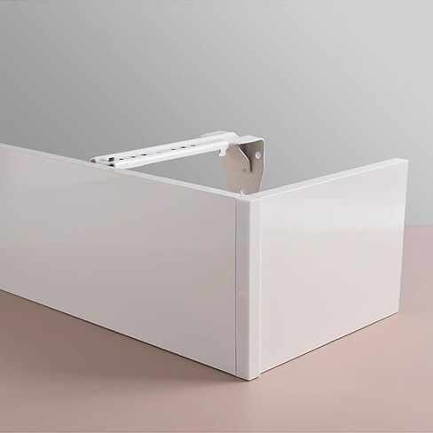 إطار الستارة الستارة الستار Kunovo Pelmet Box Flance بدون مسار ، سقف لوحة سقف من الألومنيوم/الستائر المركبة على الحائط ، غلاف الستائر للخلل (حائط الجدار ، 4.5 م/14.8 قدم) in Kuwait