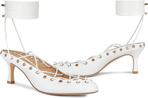 Saint Leia Women's 2.7IN Kitten Heel Round Toe Strap Weddings Parties Evening Short Heel Pumps Shoes in Kuwait