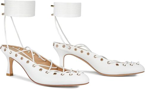 Saint Leia Women's 2.7IN Kitten Heel Round Toe Strap Weddings Parties Evening Short Heel Pumps Shoes in Kuwait