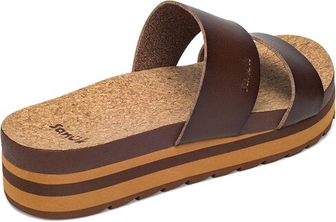 Sanuk Womens Alt-Itude | Platform Sandals Women | Womens Fashion Slide Sandals | Molded Footbed with Arch Support in Saudi Arabia