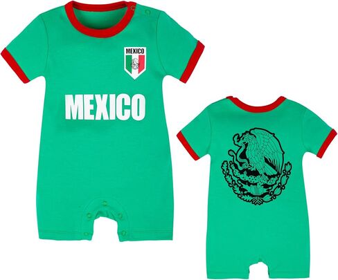 Baby Girl Soccer Clothes Baby Boys Romper Toddler Soccer Outfit Infants Jumpsuit Cute Comfortable 0-24 Months in Kuwait