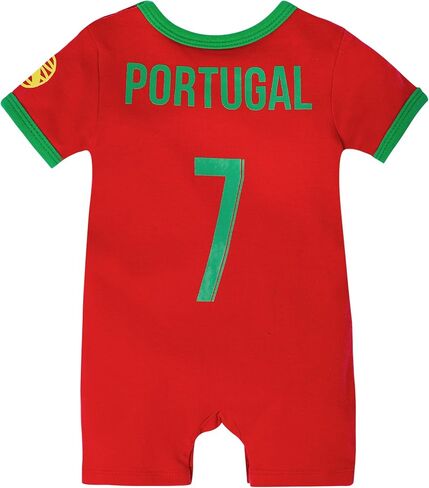 Baby Girl Soccer Clothes Baby Boys Romper Toddler Soccer Outfit Infants Jumpsuit Cute Comfortable 0-24 Months in Kuwait