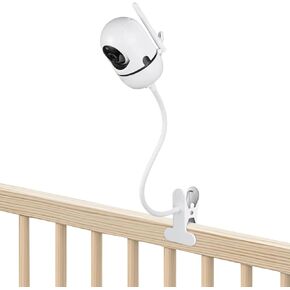 Baby Monitor Mount Compatible with HelloBaby HB65/ HB40/ HB6550/ HB66/ HB6339/ HB6550 Pro, ANMEATE SM935E, Adjustable Baby Monitor Stand Flexible Clip Clamp Mount No Drilling
